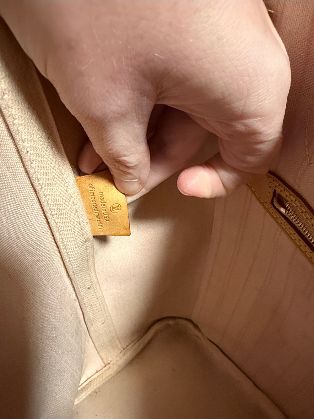Louis Vuitton Damier Azur Rose Ballerine MM neverfull tote - Picture 10 of 17